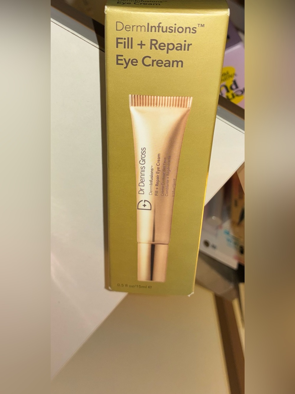 Dr. Dennis Gross DermInfusions Fill + Repair Eye Cream 0.5 oz Brand New